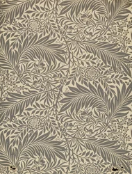 Espuela de caballero, diseño de papel tapiz, 1872